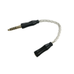 SW-3544A 3.5mm Female to 4.4mm Male 8-Core Silver Adapter